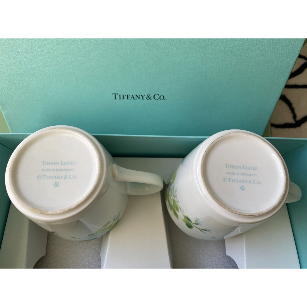 【希少品】Tiffanyティファニー ペアマグカップ 2個セット インテリア/住まい/日用品のキッチン/食器(グラス/カップ)の商品写真