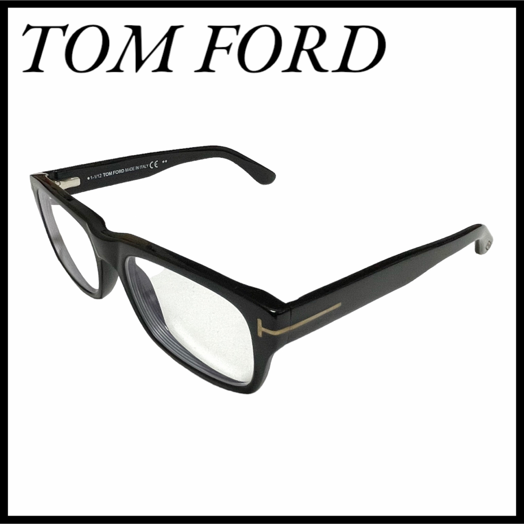 【極美品】◆TOM FORD◆トムフォード メガネ フレーム TF5253 黒