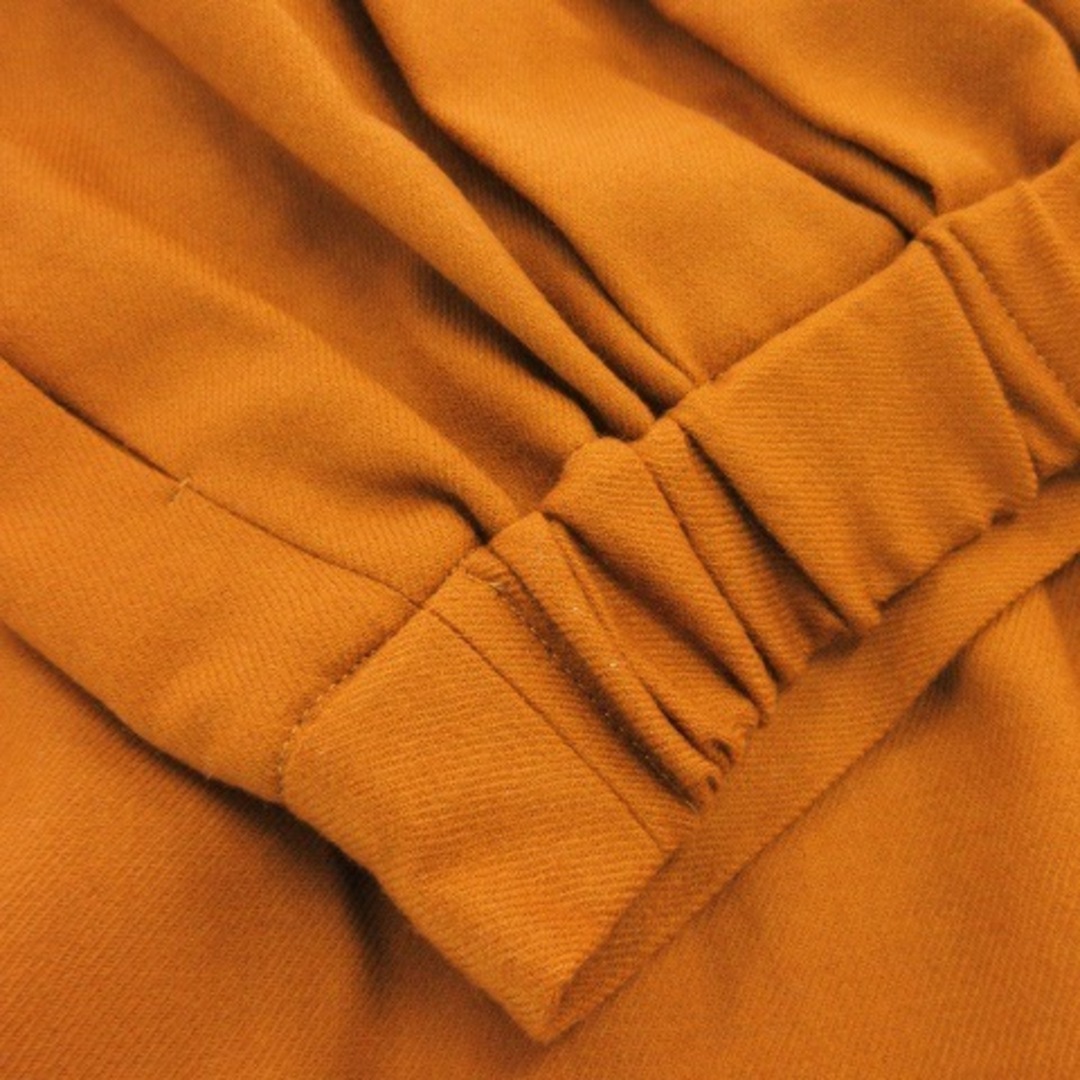 BEAUTY&YOUTH UNITED ARROWS(ビューティアンドユースユナイテッドアローズ)のB&Y スカート フレア ロング ウール タック バックゴム 茶 キャメル レディースのスカート(ロングスカート)の商品写真