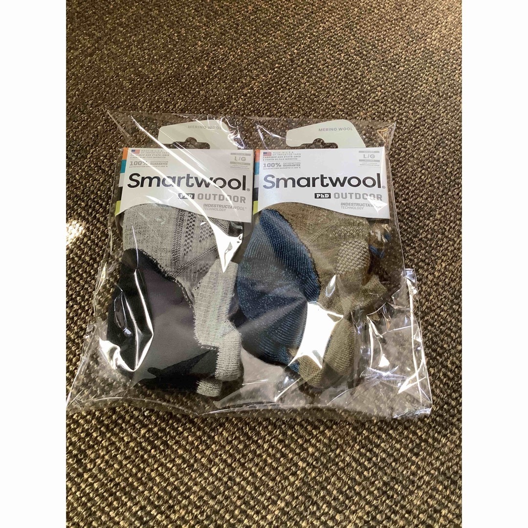 Smartwool(スマートウール)のスマートウール　ウールソックス　2個セット　サイズL スポーツ/アウトドアのアウトドア(登山用品)の商品写真