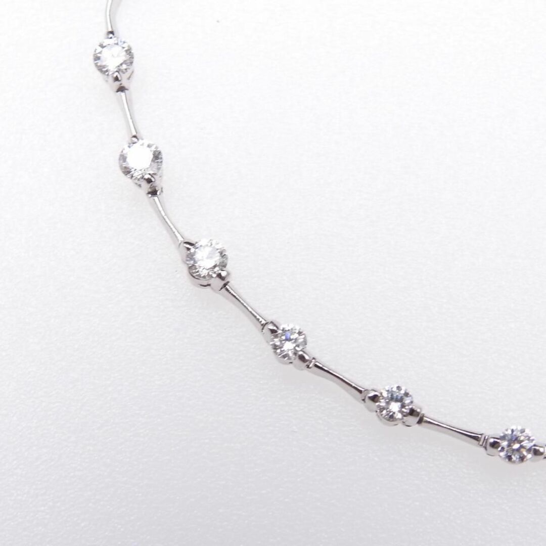 美品】K18WG ダイヤモンド D 3.00ct ネックレス ホワイトゴールド