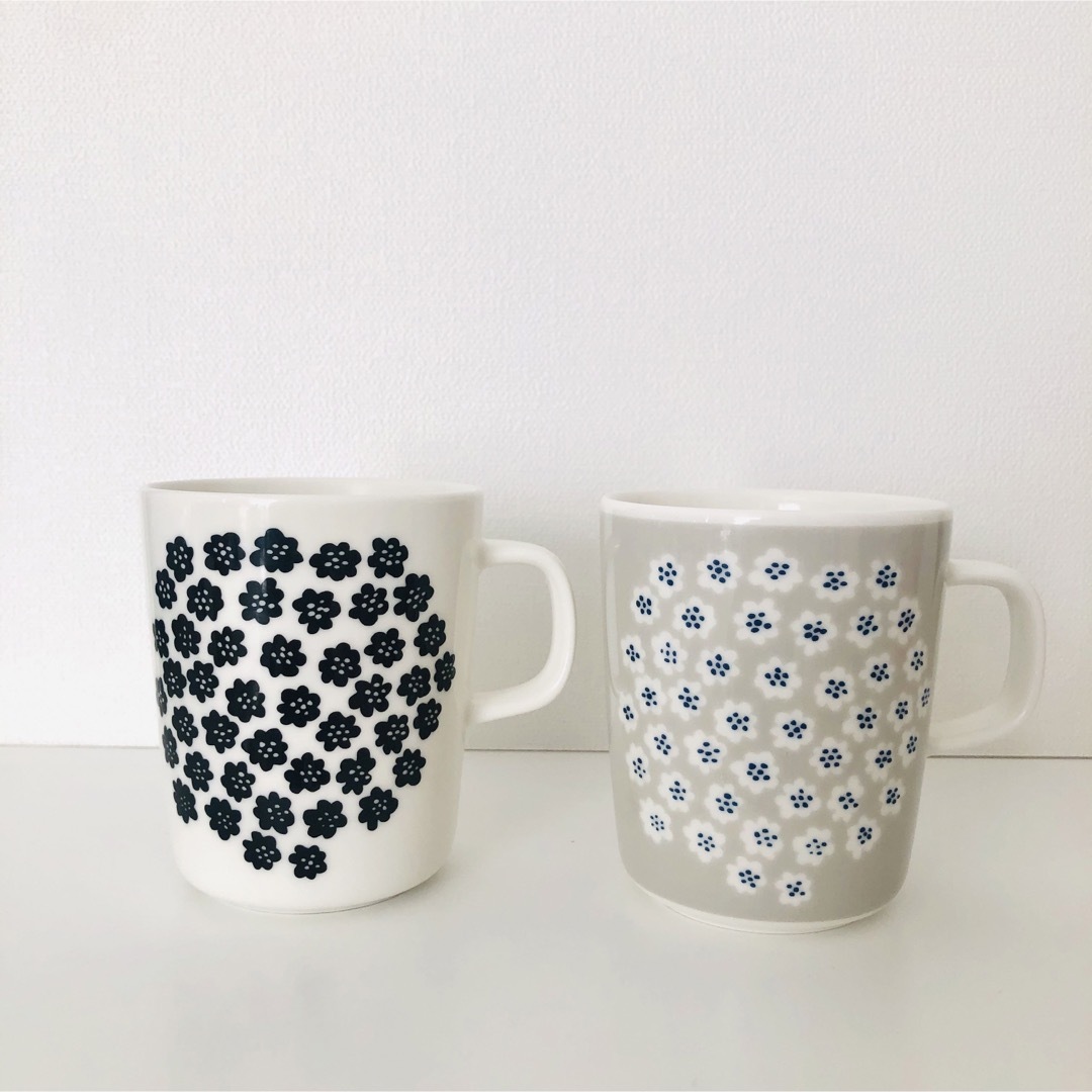 マリメッコmarimekko プケッティ マグカップセットベージュpuketti