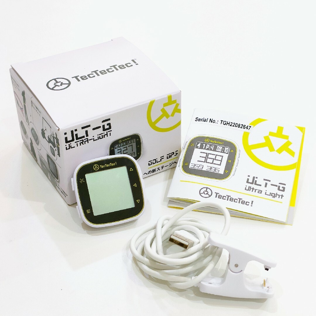 TecTecTec 　 ULT-G Ultra Light GPSナビ　距離計USB充電