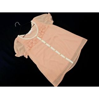 フェルゥ(Feroux)のFeroux フェルゥ シフォン ブラウス シャツ size2/ピンク ■◆ レディース(シャツ/ブラウス(半袖/袖なし))