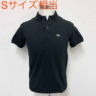 新品 LACOSTE ラコステ 半袖ポロシャツ ブラック ボーイズ14サイズ