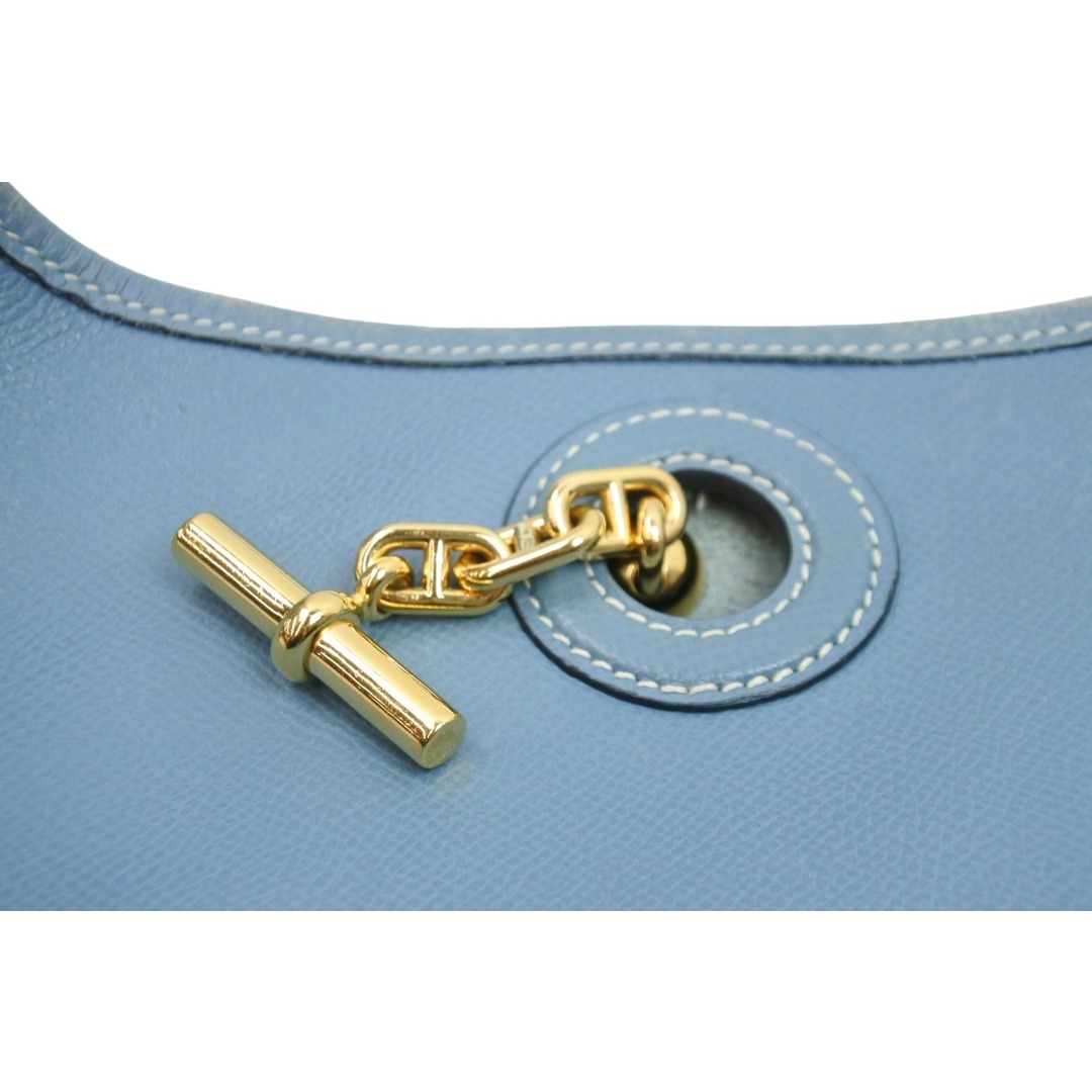 HERMES エルメス ショルダーバッグ ヴェスパ PM 041108CK □J刻印 クシュベル ブルージーン ゴールド金具 良品 52064