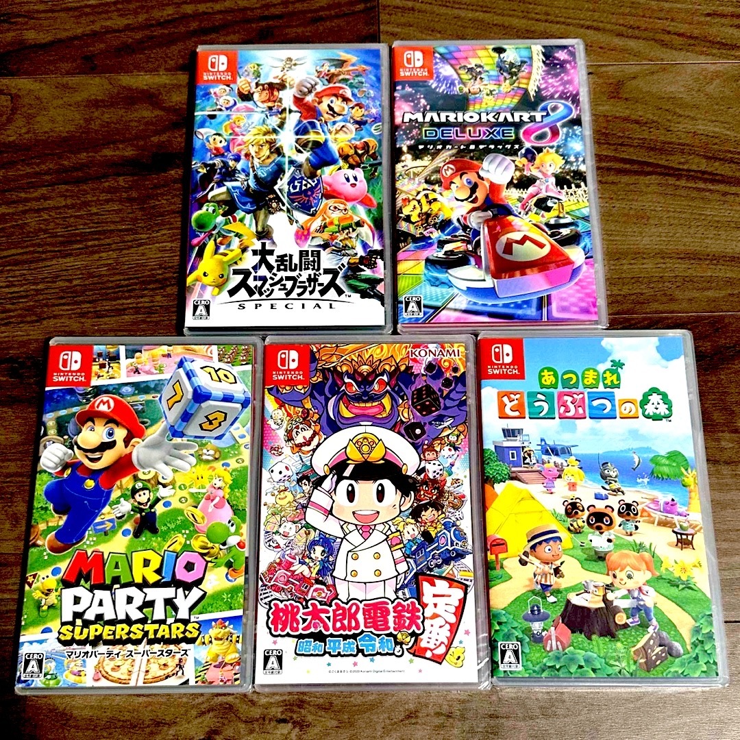 Nintendo  Switch  ソフト　5本セット