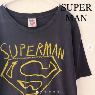 ジャンクフード(JUNK FOOD)のSUPER MAN Tシャツ JUNK FOOD チャコールグレー(Tシャツ/カットソー(半袖/袖なし))