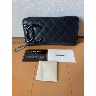 シャネル(CHANEL)のCHANEL・カンボン長財布・正規品(財布)