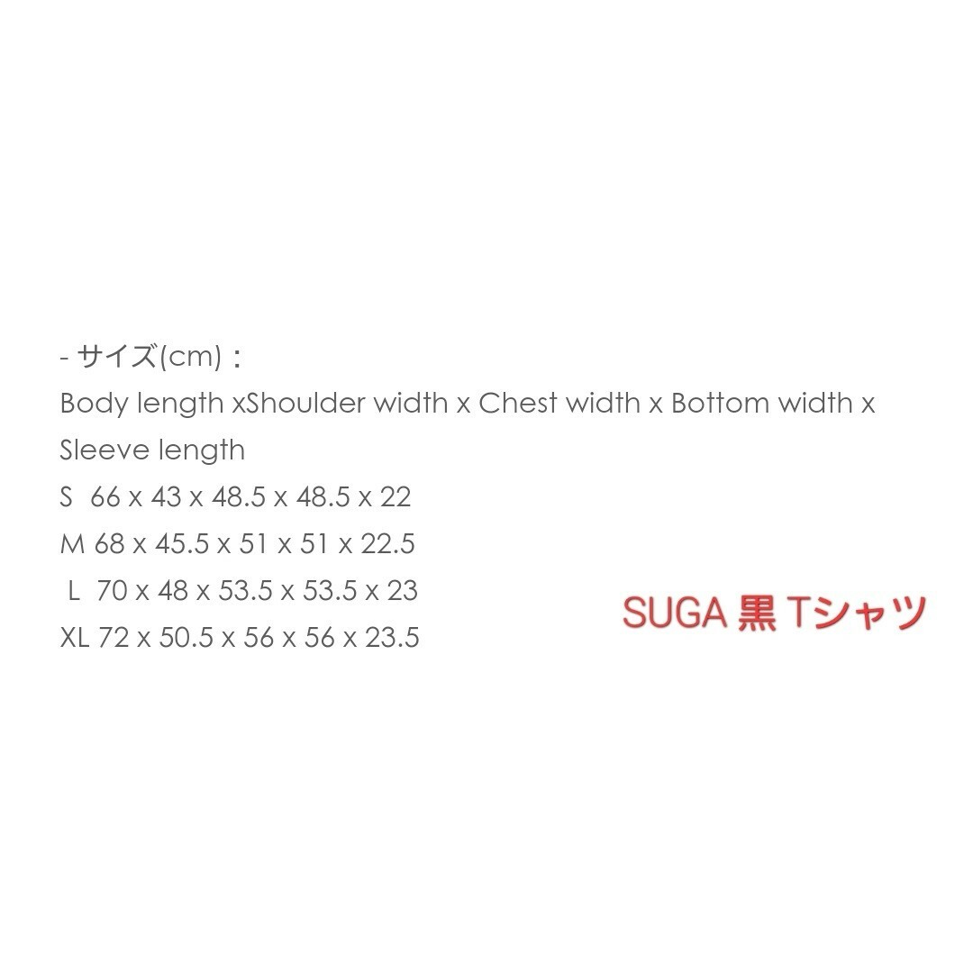 SUGA AgustD 黒 Tシャツ 限定 ツアー ティシャツ L ユンギ 3