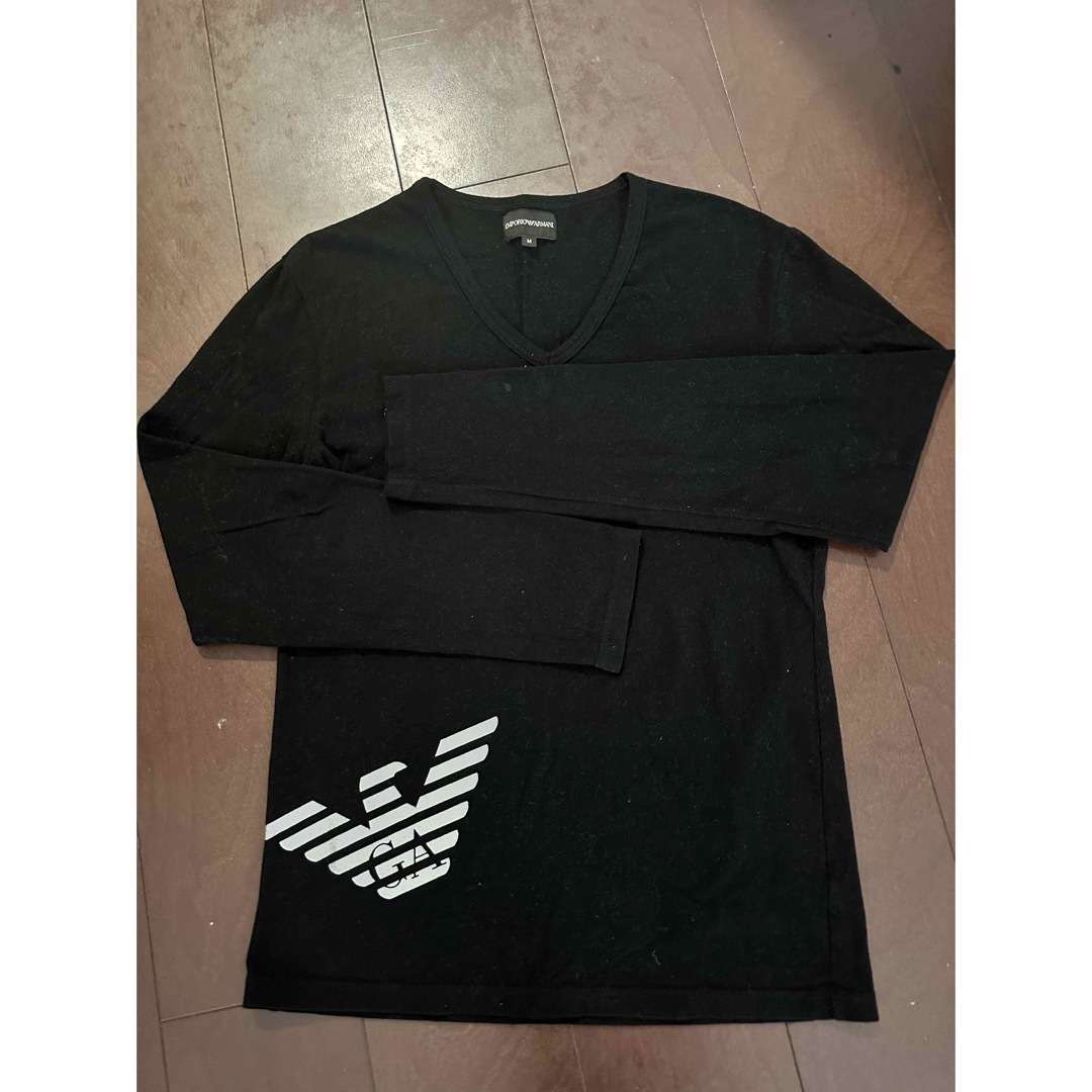 Emporio Armani(エンポリオアルマーニ)のエンポリオアルマーニ ロングTシャツ 3枚セット M メンズのトップス(Tシャツ/カットソー(七分/長袖))の商品写真