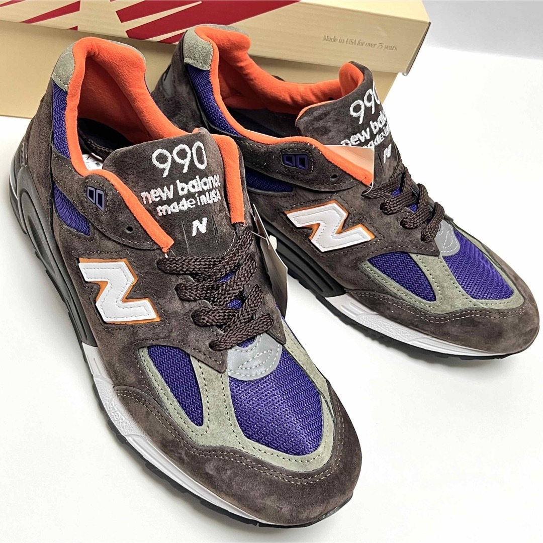 New Balance - 27.5cm 新品 USA製 ニューバランス 990 V2 スニーカー