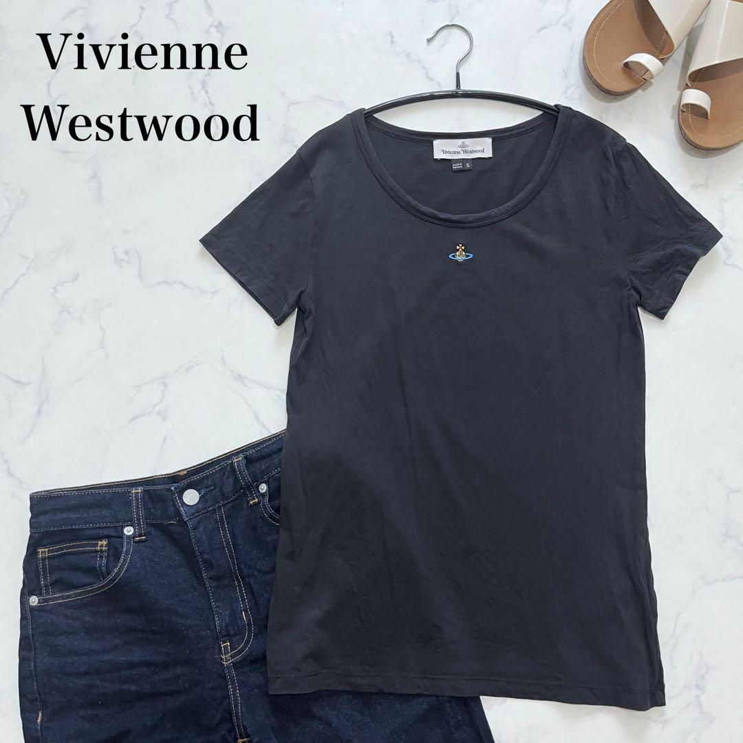 Vivienne Westwood ヴィヴィアン　半袖Tシャツ　ブラック　黒　S