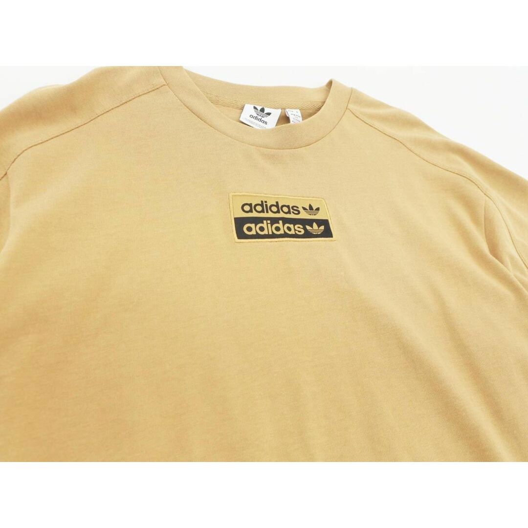 adidas(アディダス)のadidas originals アディダスオリジナルス サイドボタン Tシャツ sizeM/ベージュ ■◆ メンズ メンズのトップス(Tシャツ/カットソー(七分/長袖))の商品写真