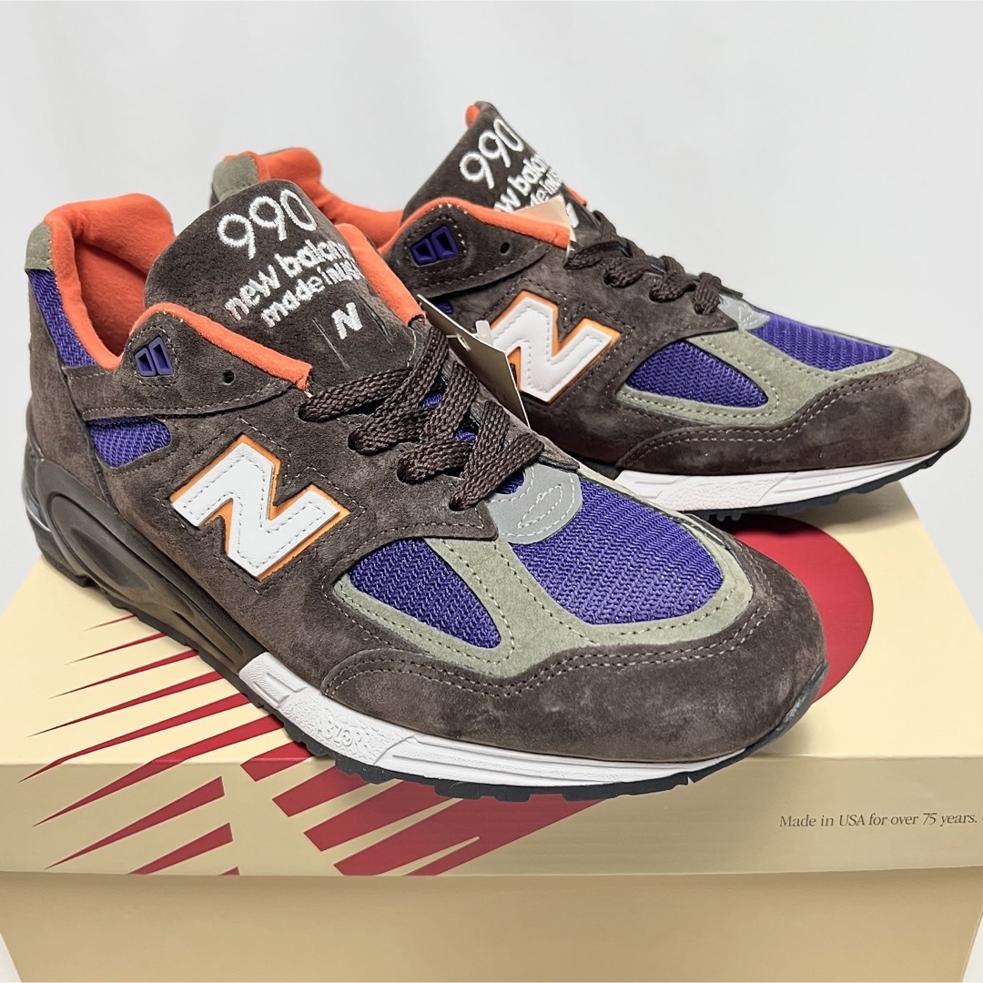 【新品】希少New Balance Made in USA 990 v2 BR2