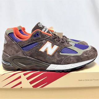 ニューバランス(New Balance)の28cm 新品 USA製 ニューバランス 990 V2 スニーカー ブラウン(スニーカー)