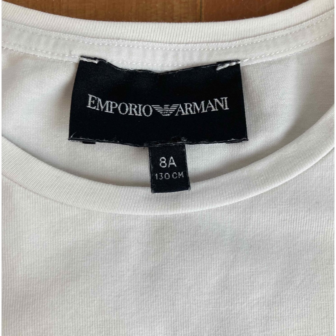 Emporio Armani(エンポリオアルマーニ)のエンポリオアルマーニ　ARMANI 半袖Tシャツ 8a 130cm 120cm キッズ/ベビー/マタニティのキッズ服女の子用(90cm~)(Tシャツ/カットソー)の商品写真