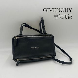 ジバンシィ(GIVENCHY)の未使用級✨ジバンシー　パンドラ　ミニ　ショルダーバッグ　レザー　ブラック　ロゴ(ショルダーバッグ)