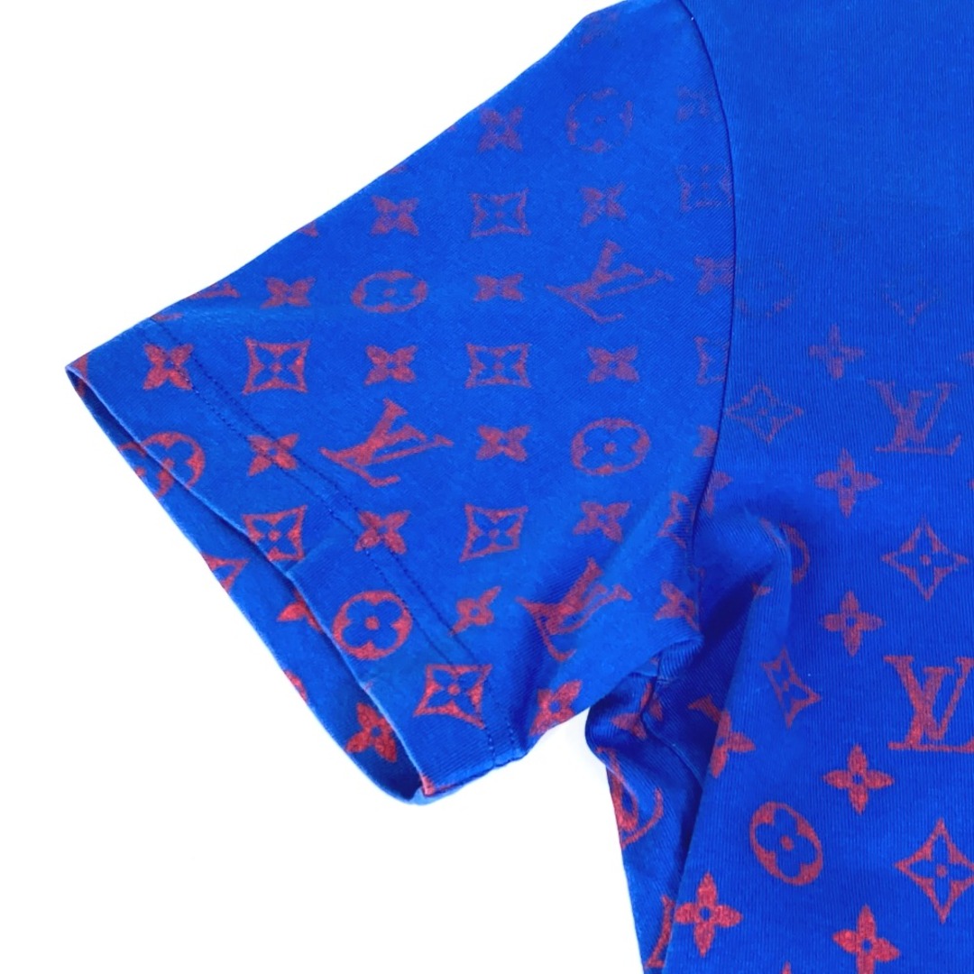 LOUIS VUITTON(ルイヴィトン)のルイヴィトン LOUIS VUITTON  モノグラムグラディエント トップス アパレル グラデーション 半袖Ｔシャツ コットン ブルー メンズのトップス(Tシャツ/カットソー(半袖/袖なし))の商品写真