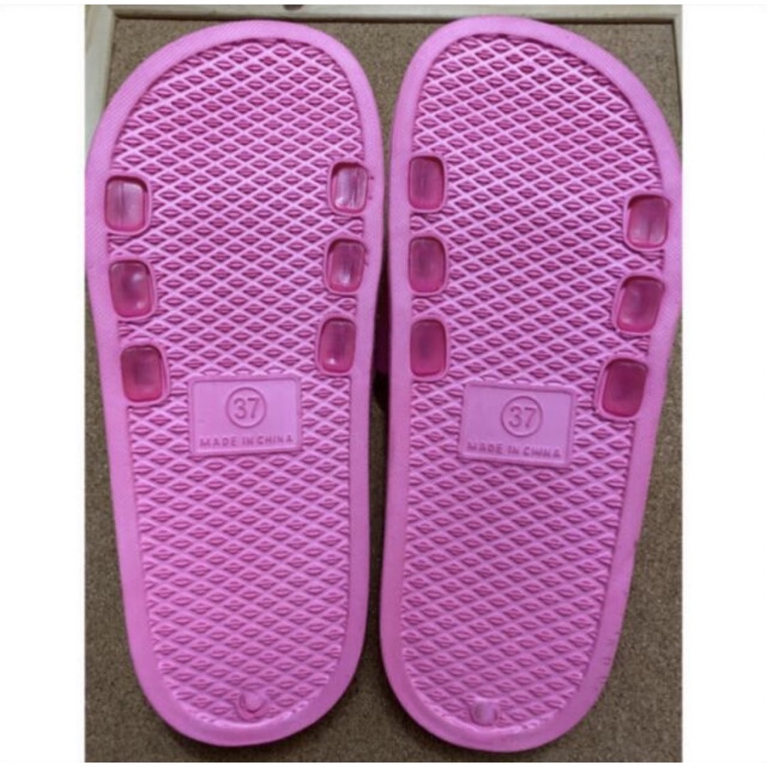 サンダル　アイスクリーム　ヤミー　蛍光　ピンク　ベランダ　シャワーサンダル レディースの靴/シューズ(サンダル)の商品写真