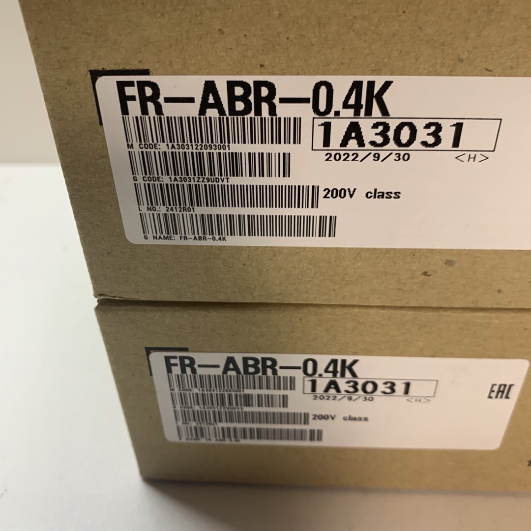 新品未開封 三菱電機 FR-ABR-0.4K 5台 高頻度用ブレーキ抵抗器 - agame.ag