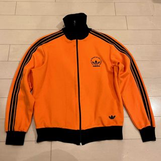 adidas デサント Orange×Black トラックジャケット あいみょん