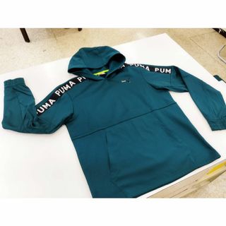 プーマ(PUMA)のM）濃緑）プーマ★フーディー パーカ◆袖口ゴム裏地フリース522960 puma(その他)