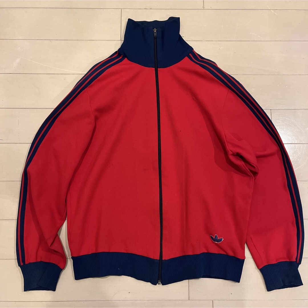 レア70s 80s adidas track jacket西ドイツ製　4号 メンズのトップス(ジャージ)の商品写真