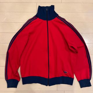 レア70s 80s adidas track jacket西ドイツ製　4号(ジャージ)