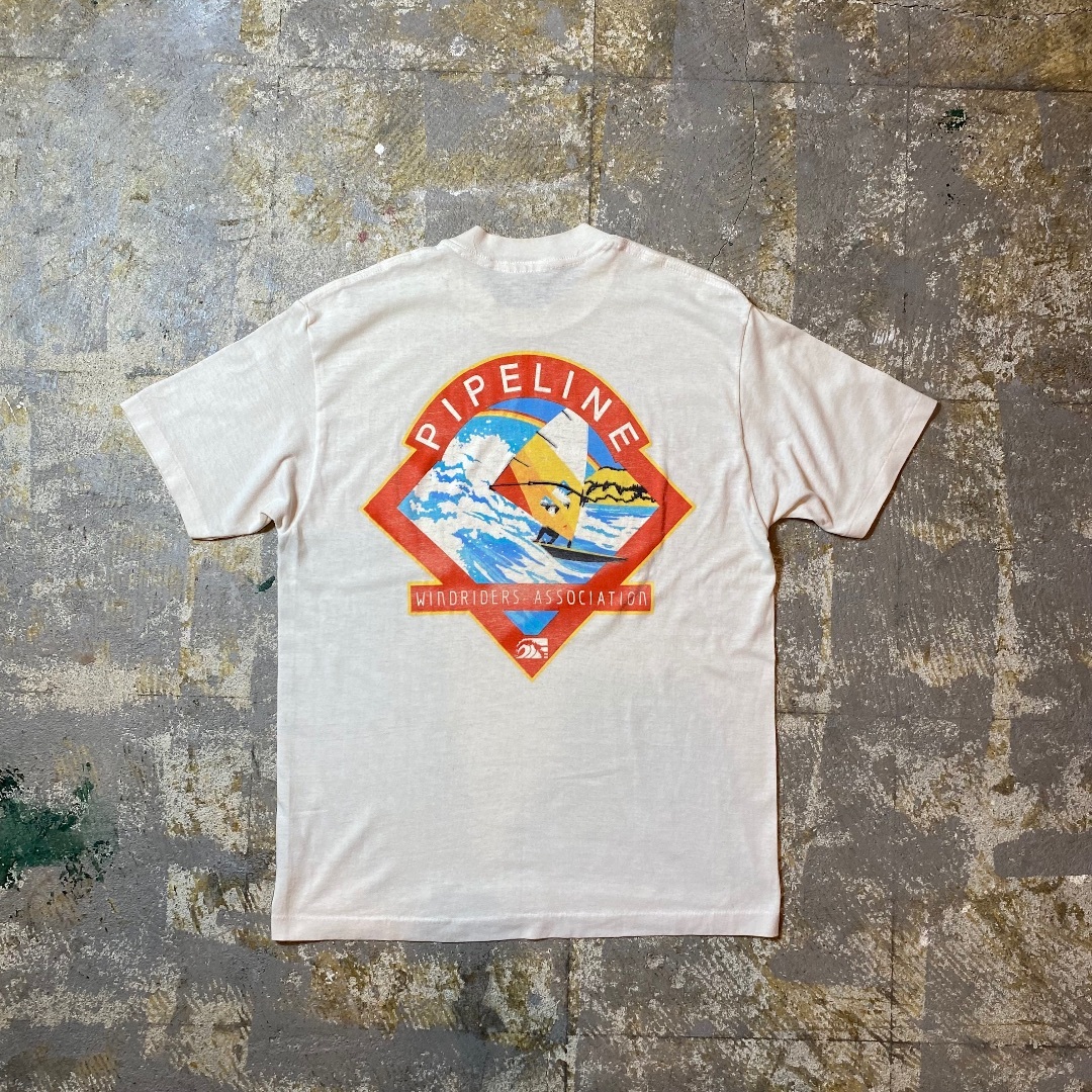 70s80s tシャツ USA製 L相当 ホワイト ウィンドサーフィン