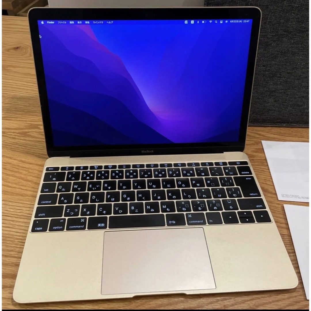 MacBook 12インチ Retina Early 2016 ゴールド