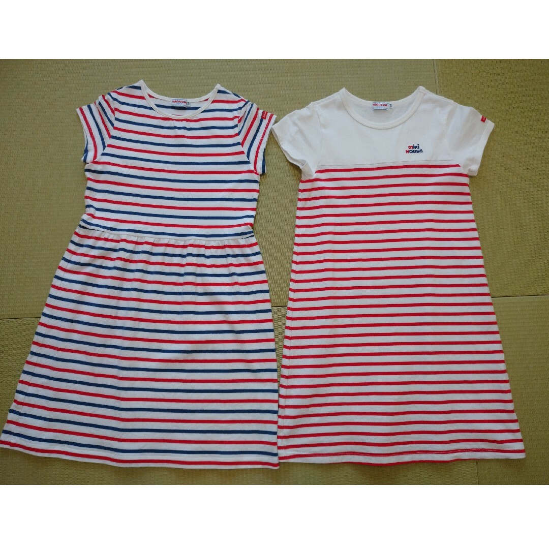 mikihouse(ミキハウス)のミキハウス　ワンピース　130 キッズ/ベビー/マタニティのキッズ服女の子用(90cm~)(ワンピース)の商品写真