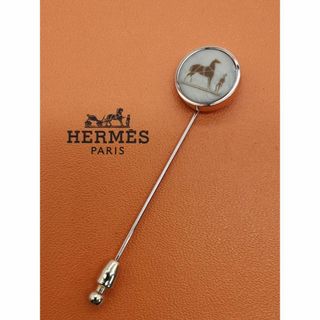 エルメス HERMES 香水ボトル ブローチ ゴールド【62062】