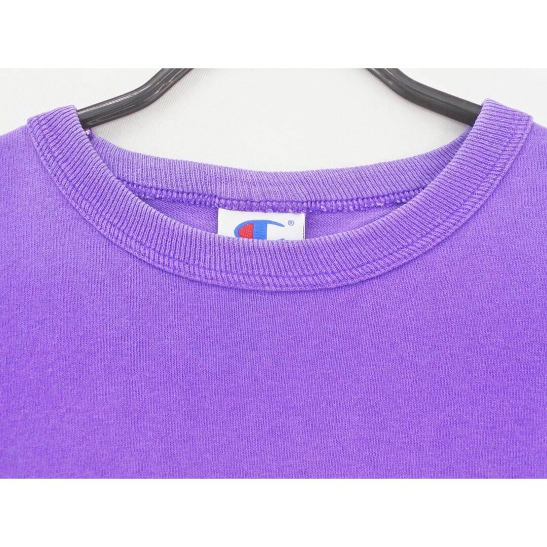 Champion(チャンピオン)のChampion チャンピオン 青タグ 刺繍ロゴ Tシャツ sizeM/紫 ■◆ メンズ メンズのトップス(Tシャツ/カットソー(半袖/袖なし))の商品写真