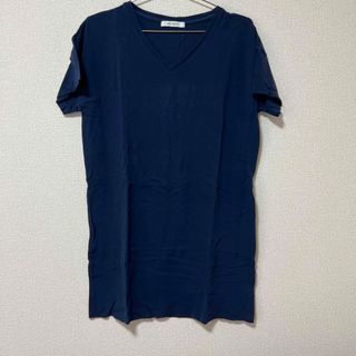 マウジー(moussy)のネイビーTシャツワンピース(ミニワンピース)