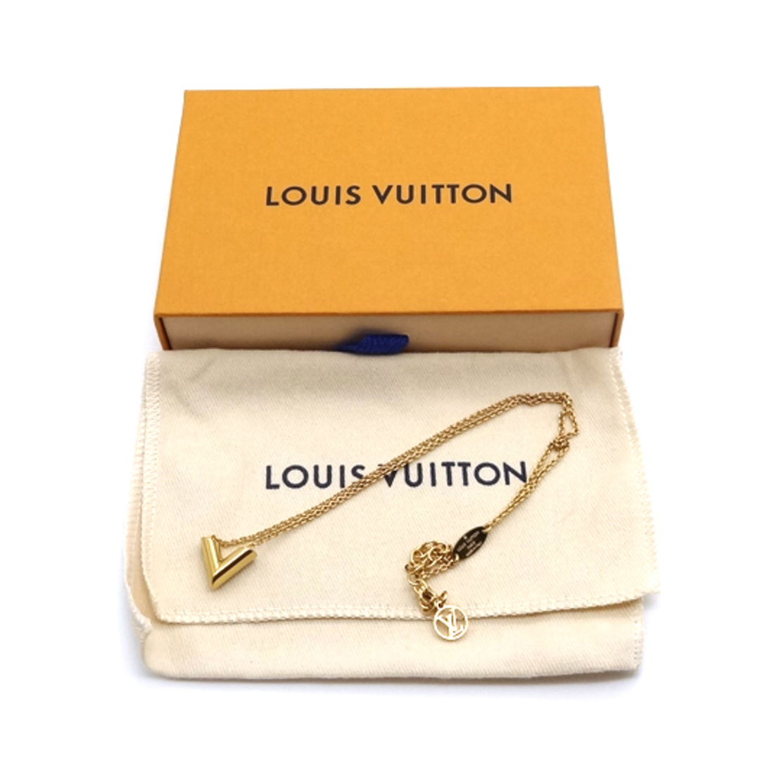 LOUIS VUITTON - ルイ ヴィトン エッセンシャル V ネックレス メタル