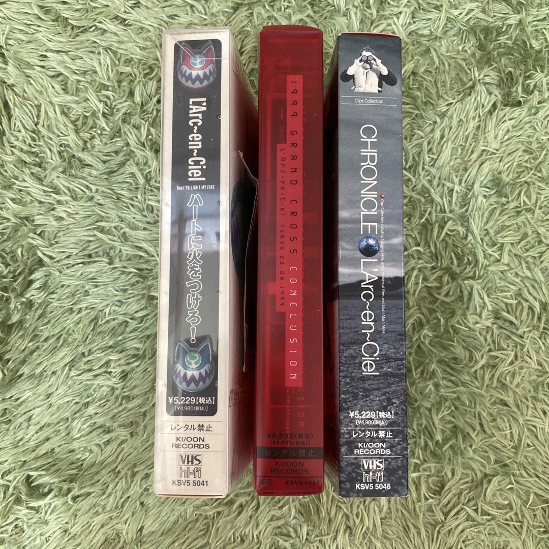 L'Arc～en～Ciel(ラルクアンシエル)のL'Arc〜en〜Ciel ランク・アン・シエル　VHS まとめ売り エンタメ/ホビーのDVD/ブルーレイ(ミュージック)の商品写真