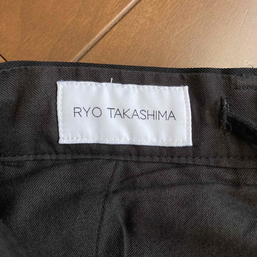 UNITED ARROWS(ユナイテッドアローズ)のRYO TAKASHIMA L ウールパンツ 黒・ブラック メンズのパンツ(スラックス)の商品写真
