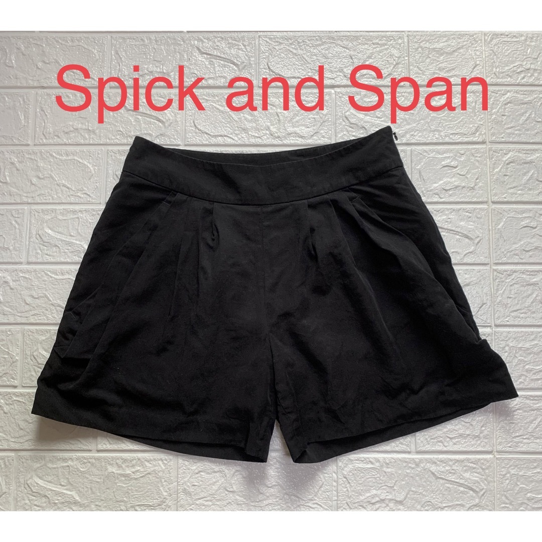 Spick & Span(スピックアンドスパン)のセール中　Spick&Span  スピックアンドスパン　ショートパンツ　テンセル レディースのパンツ(ショートパンツ)の商品写真