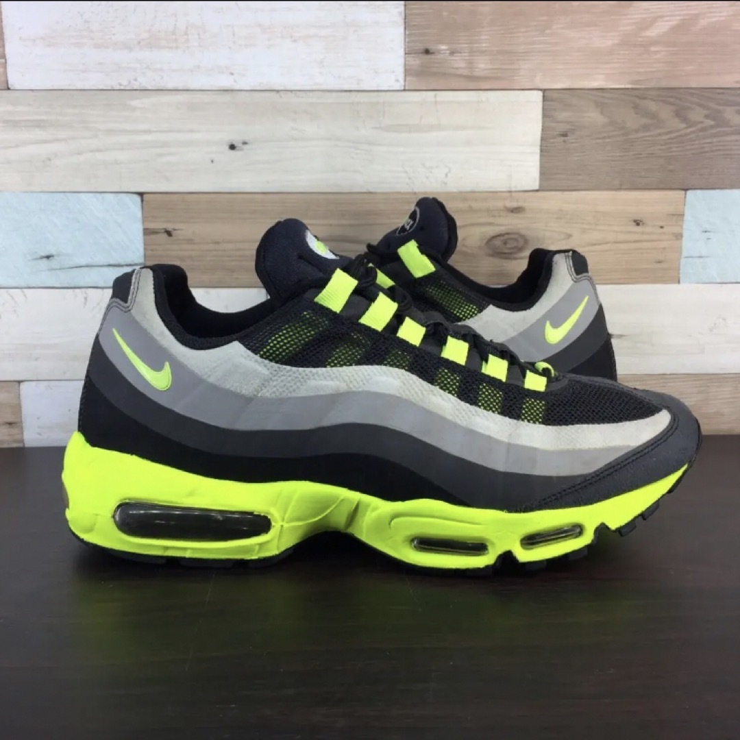 NIKE AIR MAX 95 NO SEW GREY×VOLT 28cm