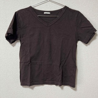 ジーユー(GU)のブラウンTシャツ(Tシャツ(半袖/袖なし))