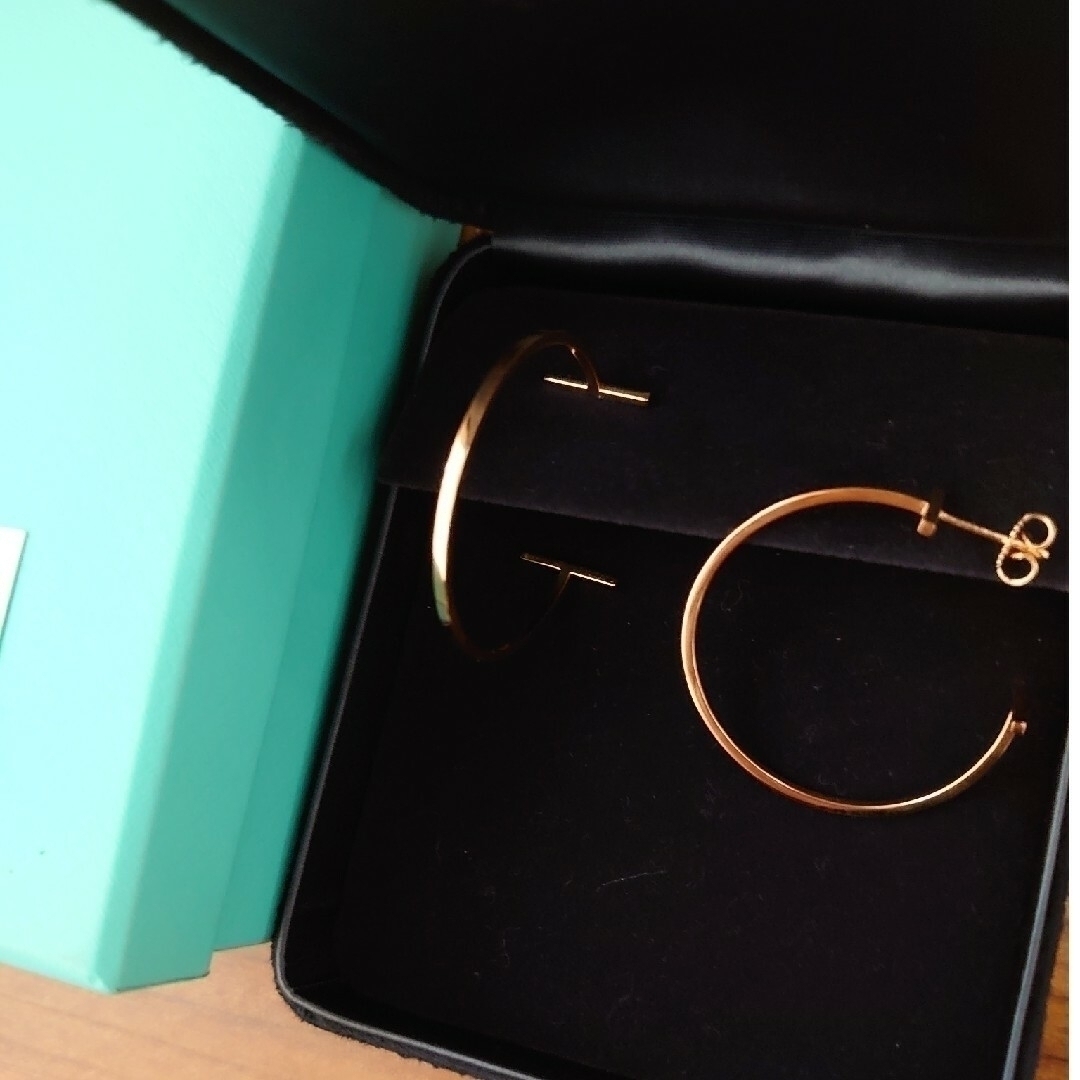 Tiffany & Co. - 専用ティファニー Tワイヤーフープピアス ラージ PGの