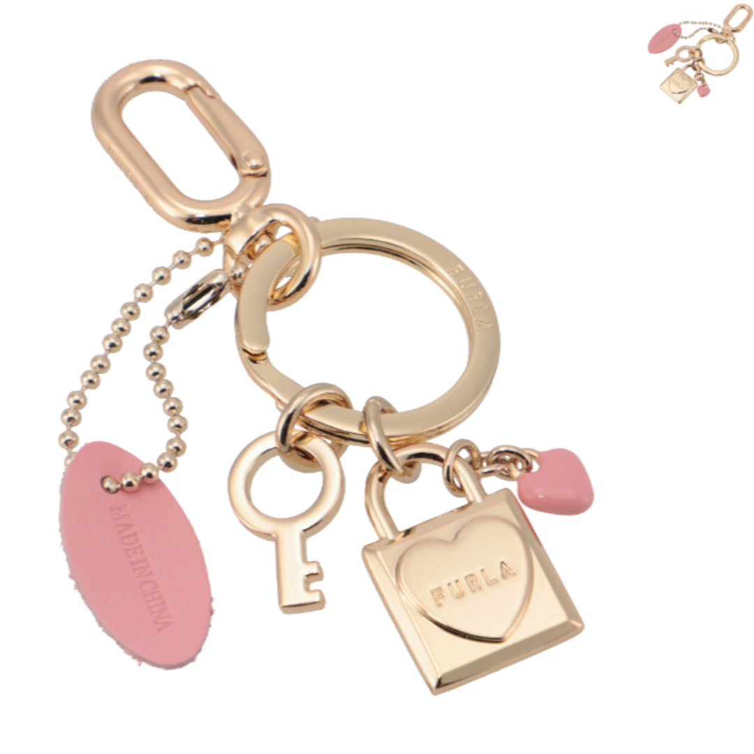 Furla - フルラ FURLA キーホルダー LOVELY KEYRING LOCK バッグ