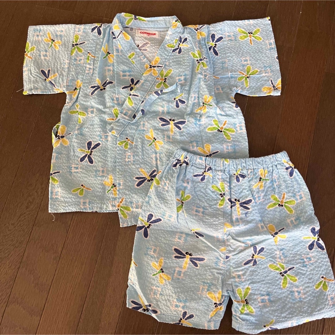 甚平　95cm 男の子 キッズ/ベビー/マタニティのキッズ服男の子用(90cm~)(甚平/浴衣)の商品写真