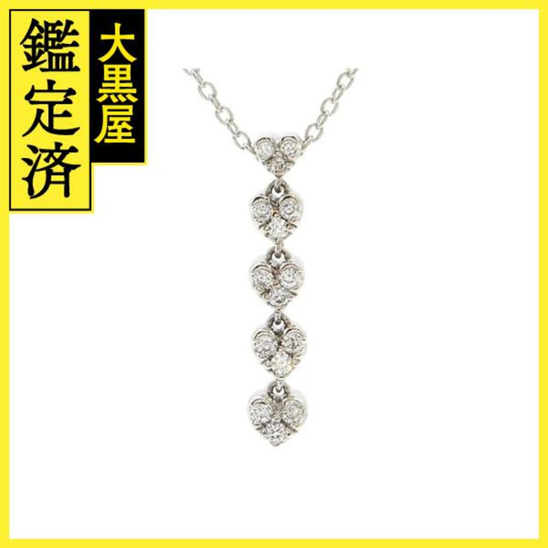 ポンテヴェキオ　ダイヤネックレス　K18WG　ダイヤモンド【200】