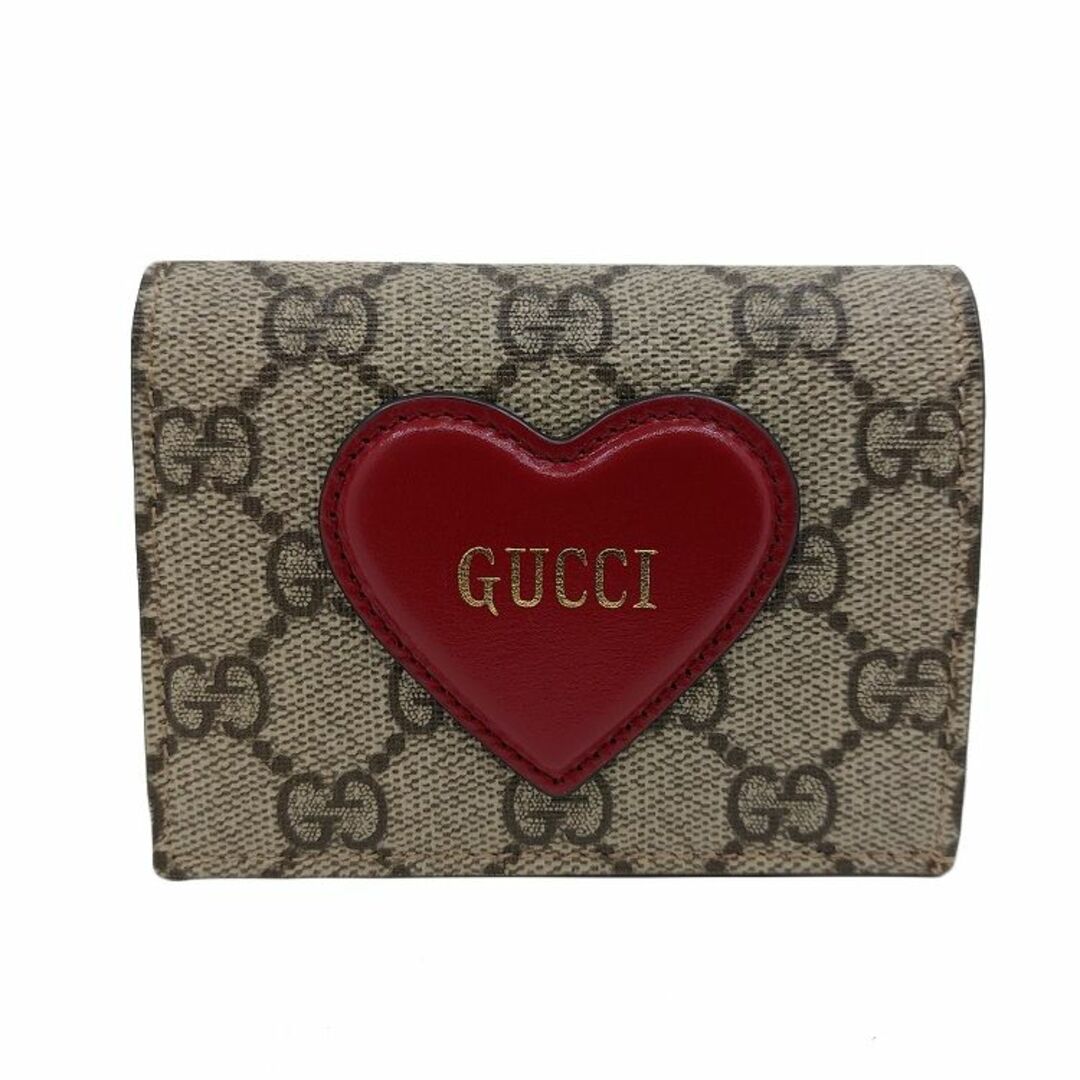 未使用品!GUCCI【グッチ】648848 GGスプリーム コンパクトウォレット