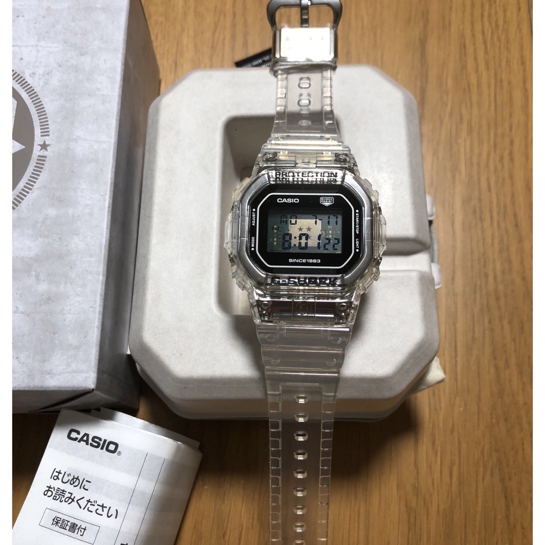 G-SHOCK - DW-5040RX-7JR G-SHOCK クリアスケルトン40周年の通販 by ...