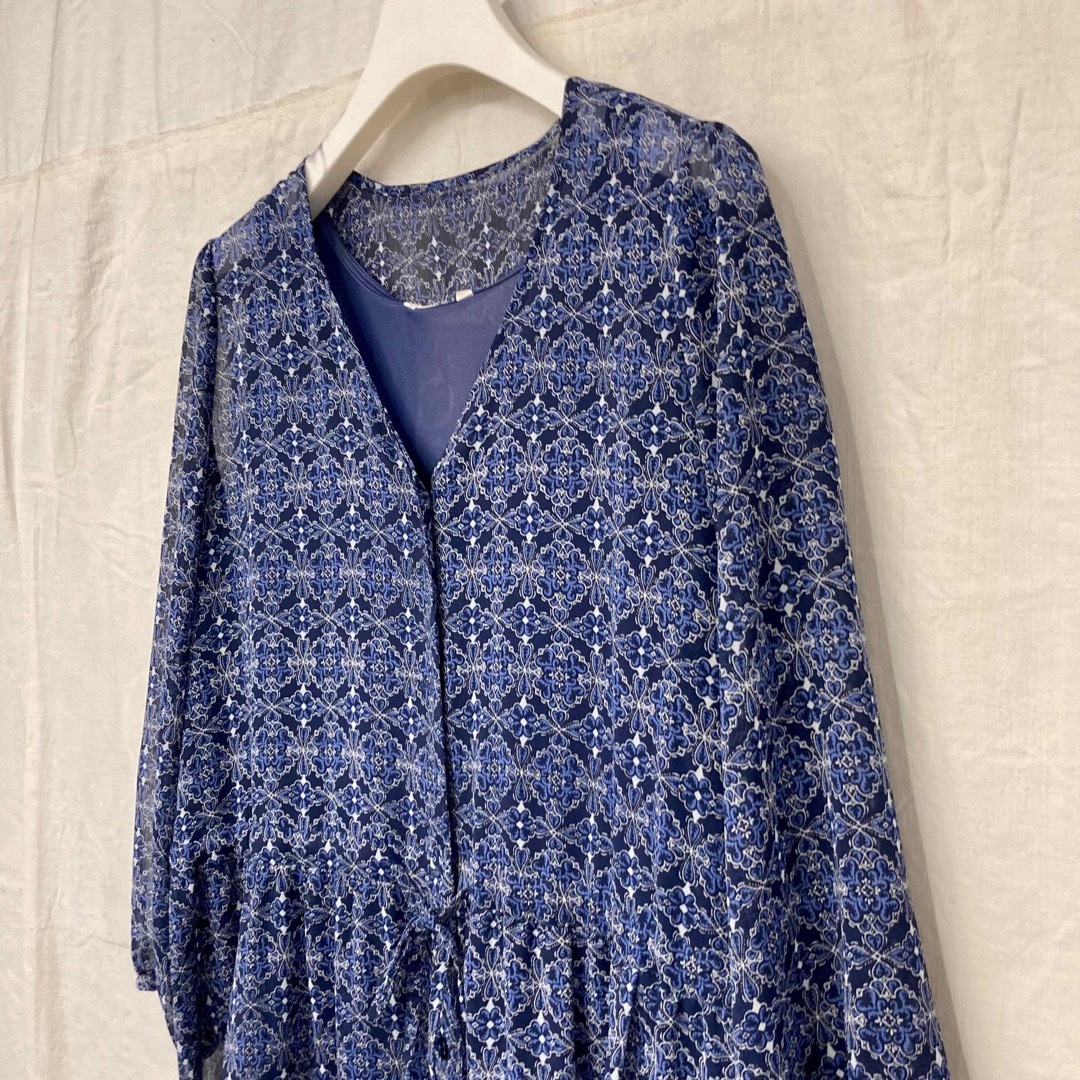 SIMPLICITE シンプリシテェ フラワーワンピース