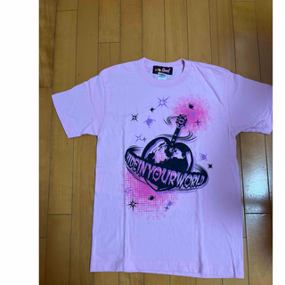 未使用に近い X JAPAN hide  ライブTシャツ　ピンク(Tシャツ/カットソー(半袖/袖なし))