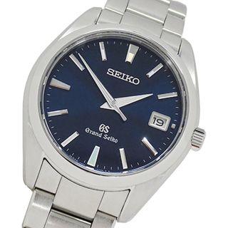 グランドセイコー(Grand Seiko)のグランドセイコー GRAND SEIKO GS ヘリテージ 9F82-0AF0 SBGV025 時計 メンズ ブランド デイト クオーツ QZ ステンレス SS シルバー ブルー 磨き済み【中古】(腕時計(アナログ))